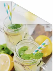 LICHTBLICK ORIGINAL оконная пленка "Limo", 1 шт., непрозрачная, структурированные клейкие точки, самоклеящаяся, защита конфиденциальности 100х130 см, желто-зеленый