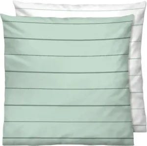 Чехол на подушку Biberna "Mix & Match", (1 шт.), можно комбинировать индивидуально 80х80 см, цвет mint/Streifen