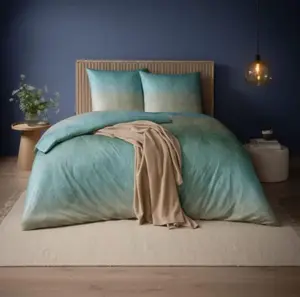 Постельное белье Mako Interlock Jersey Marleen Sage 155x220 см + 80x80 см Estella