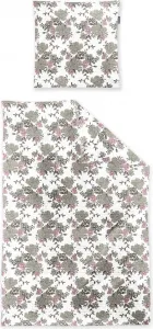 Комплект постельного белья Seersucker Easy-HK 8618, цвет серый, размер 135x200+80x80 Irisette