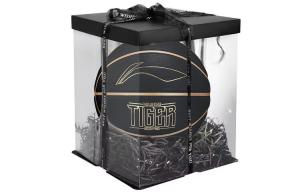 LINING Баскетбольный мяч PU Black Gold размер 7 матчевый unisex