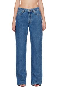 Джинсы прямого кроя Balmain, синий