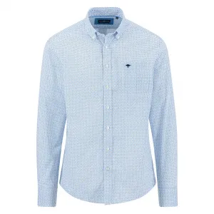 Рубашка с длинным рукавом Fynch Hatton 15075430, синий