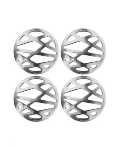 Подставки под стаканы в виде городских пейзажей, набор из 4 штук Orrefors, прозрачный