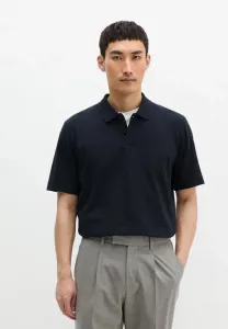 Рубашка-Поло regular im strukturierten karo Marc O'Polo, Dark Navy
