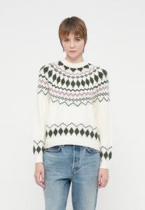 Джемпер VILA VIPEYSA PULLOVER, Snow White /Dark Forest/Toadstool/White