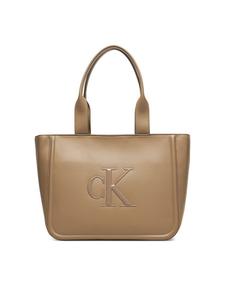 Сумка Bold Ck Medium Tote LV04F3218G Calvin Klein, бежевый