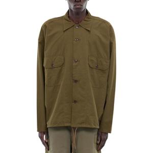 Рубашка-куртка deck Nanamica, оливковый