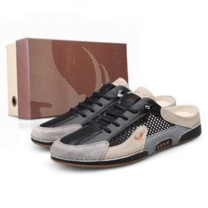 Нескользящие быстросохнущие сандалии с закрытым носком для мужчин BECK, Black Gray