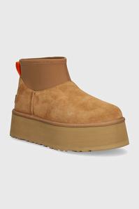 Ботинки замшевые UGG Mini Dipper, коричневый