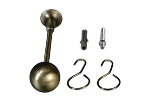 Держатель для шарфа Liedeco, 16 мм 12,1 см, цвет messingfarben/antik