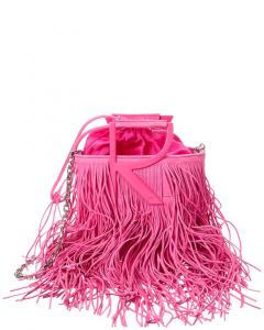 Миниатюрная замшевая сумка через плечо Roger Vivier Roger Vivier, розовый