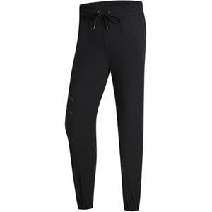 Вязаные спортивные штаны Women's Standard Black LiNing, светло-коричневый/черный
