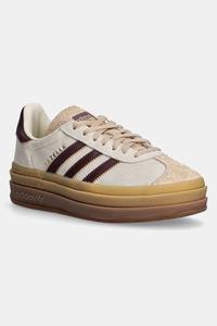 Кожаные кроссовки Gazelle Bold Adidas Originals, бежевый