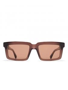 Солнцезащитные очки в прямоугольной оправе Mykita, коричневый