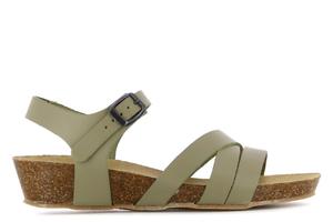 Босоножки на танкетке Hawaii Casas, зеленый