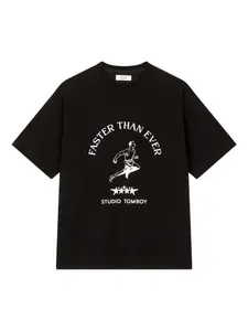 Футболка с графичным принтом Tomboy, черный