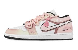 Jordan Air 1 Sweetheart Love низкие баскетбольные кроссовки Unisex Pink
