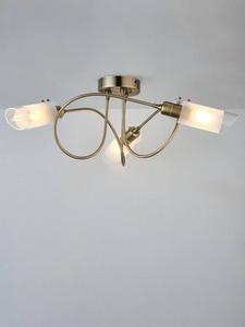 Потолочный светильник John Lewis Limbo 3 Arm Semi Flush John Lewis ANYDAY, Brass