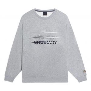 Спортивная толстовка Li-Ning Way Of Wade Thunder Graphic Sweatshirt 'Grey' AWDSC57-5, серый