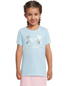 Футболка Under Armour Kids Script Logo Tee, цвет Stream
