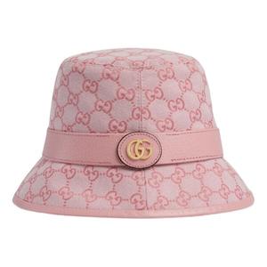Бейсболка gg canvas bucket hat 'pink' Gucci, розовый