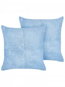 Декоративная подушка Beliani 2er Set Deko MILLET, синий