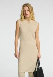 Платье-джемпер SLFAGNY Selected Femme, бежевый