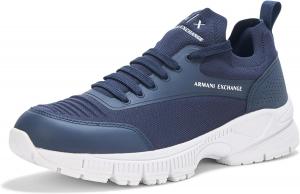 Мужские кроссовки Armani Exchange Speed с шнуровкой, темно-синий