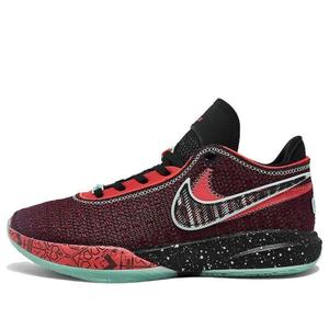 Кроссовки (GS) Nike LeBron 20 'Night Maroon', цвет night maroon/multi-color/black