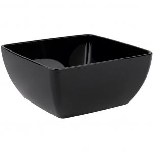 Сервировочная миска FRIENDLY BOWL, 1 шт., из пластика, из перерабатываемого материала, 25x25 см Aps, черный