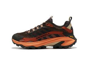 MERRELL Мокасины Moab Speed 2 Белуга - серо-оранжевые, цвет Gray Orange