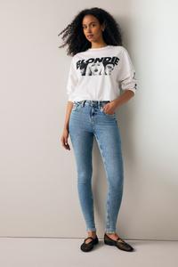 Супермягкие узкие джинсы Next, синий