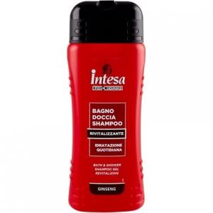 Pour Homme Daily Бодрящий шампунь-гель для душа и увлажнения ванны с женьшенем 500 мл, Intesa