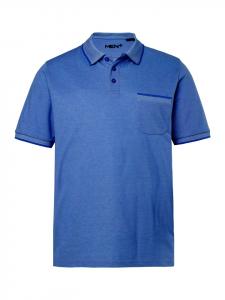 Men Plus Рубашка поло светло-кобальтового цвета