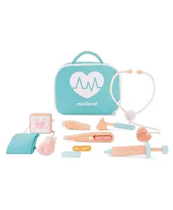 Деревянный набор для куклы-доктора Miniland, multicolor