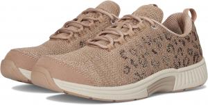 Кроссовки Orthofeet Women's Coral, Beige Leopard