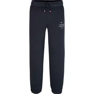 Брюки Tommy Hilfiger Logo Puff Print sweat, черный