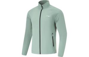 Куртка тренч от LiNing Fitness Series цвета туманного озера для мужчин Misty Lake Green