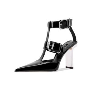 Туфли на высоком каблуке для женщин Shesrim, Black (9.5Cm)