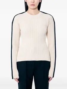 Ребристый свитер SPORTMAX, нейтральный