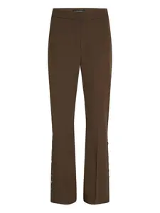 Брюки с кнопками Karl Lagerfeld, коричневый