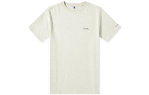 Ader Error Футболки унисекс, бежевые, с круглым вырезом, умеренно прямой крой