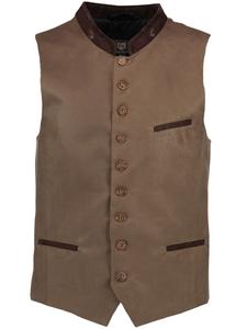 OS-Trachten Традиционный жилет Glayon средне-коричневого цвета
