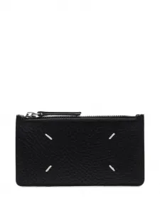 Кошелек с четырьмя стежками MAISON MARGIELA, черный