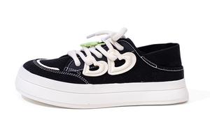 Женские тапочки с закрытым носком Feiyue, черный/бежевый