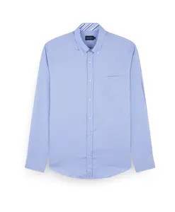 Зимняя хлопковая рубашка Оксфорд Paul & Shark, синий