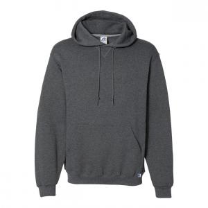 Толстовка с капюшоном Russell Athletic Dri Power, цвет black heather