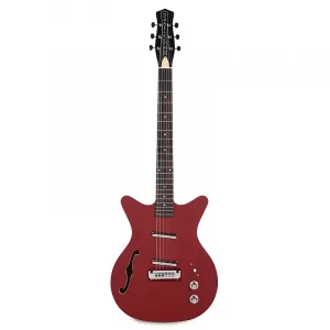 Электрогитара Danelectro Fifty Niner, красная верхняя часть