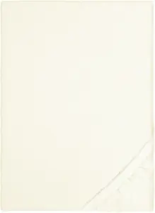 Простыня Biberna "Celina", мягкая эластичная ткань 90-100х190-200 см, 1 шт., цвет natur